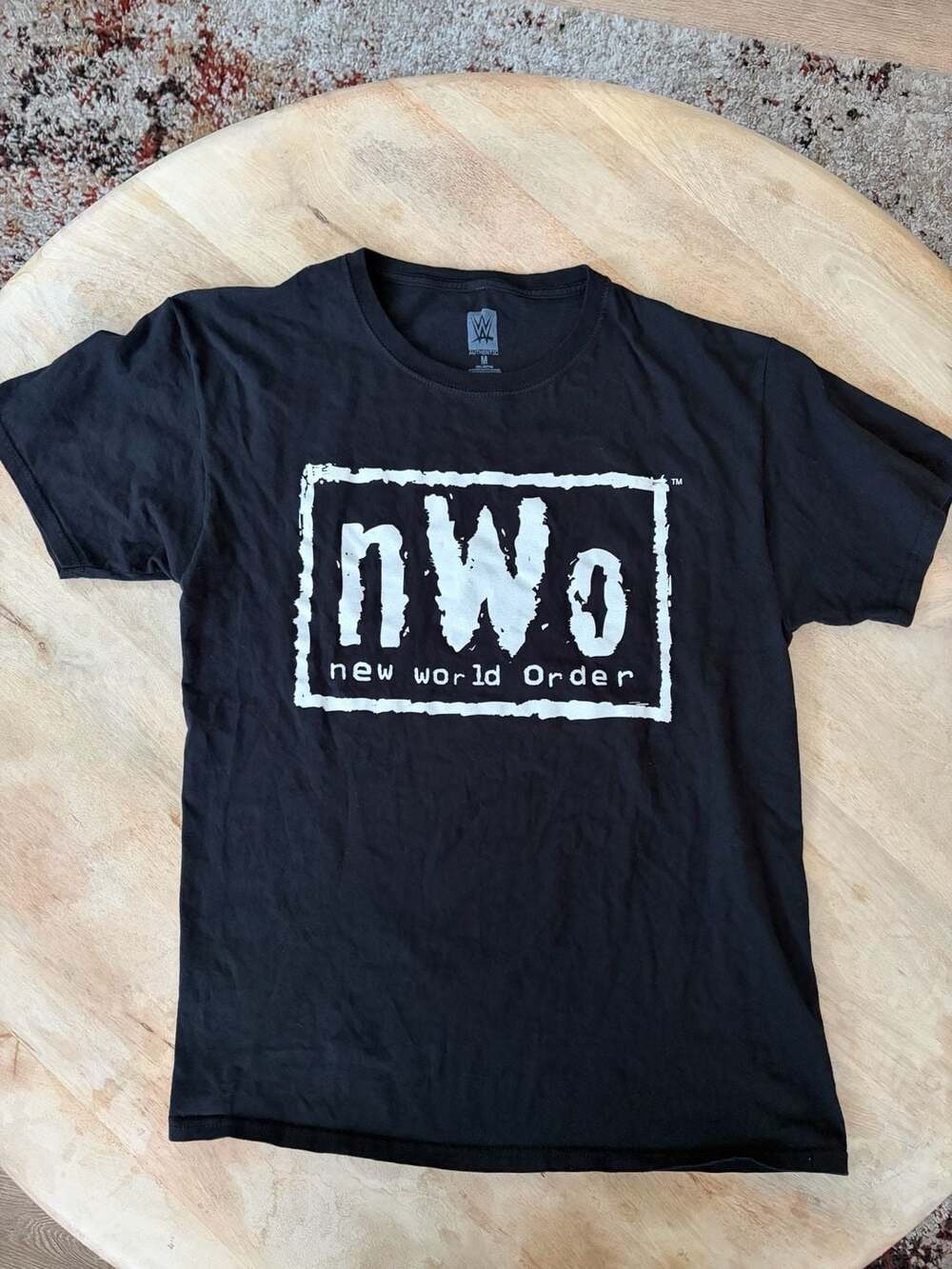 WWE nWo New World Order Black Retro Wrestling T-Shirt Size Medium